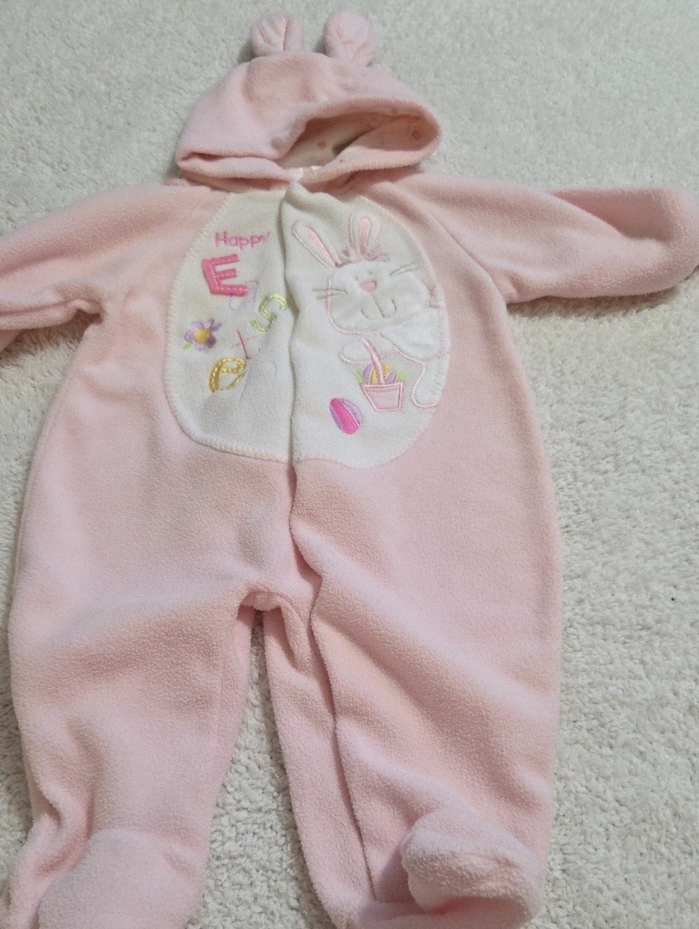 MINIWEAR CLASSICS EASTER FOOTED PAJAMAS